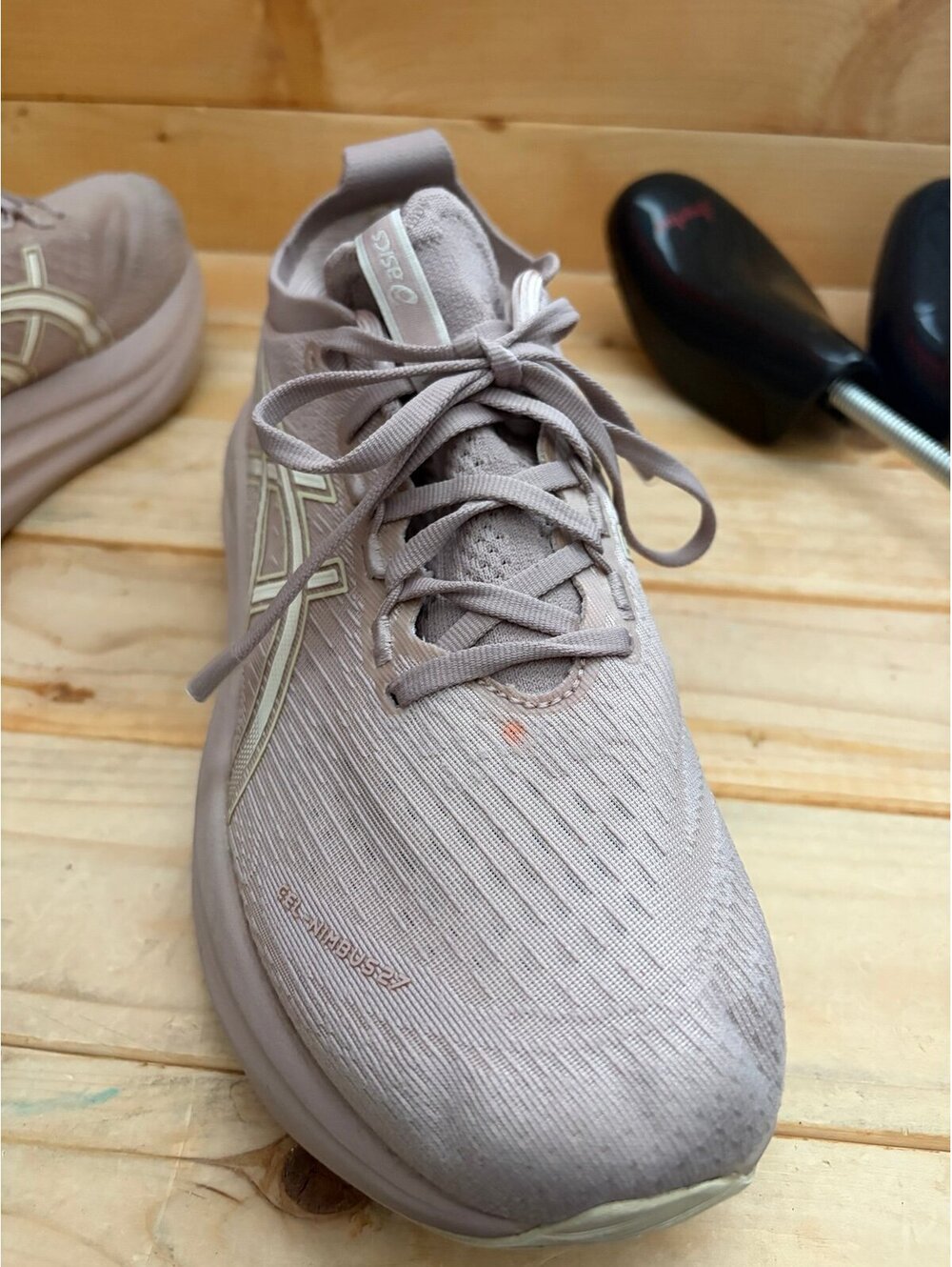 ASICS GEL-NIMBUS 27 Shoes Pink Mesh LaceUp Running Sneaker Womens size 9 - Picture 7 of 8